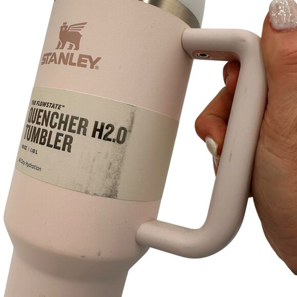 Stanley Light Pink The Quensher H2.0 The Flowstate 40 oz NWOT - Picture 3 of 10